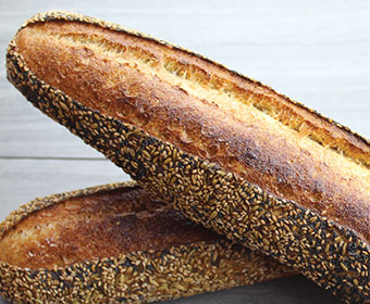 Seeded sourdough bread