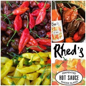 Rheds hot sauce is perfect for our breakfast sandwiches